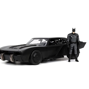 اسباب بازی ماشین فلزی بتموبیل و فیگور فلزی بتمن با مقیاس 1:24 Batman and Batmobile_اسباب بازی